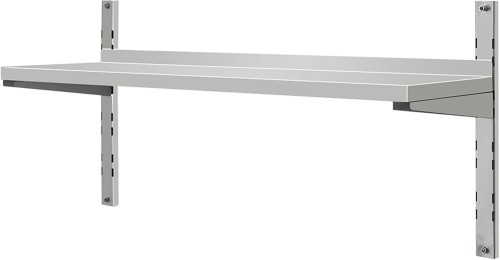 Półka wisząca pojedyncza regulowana z rantem 100 × 30 cm