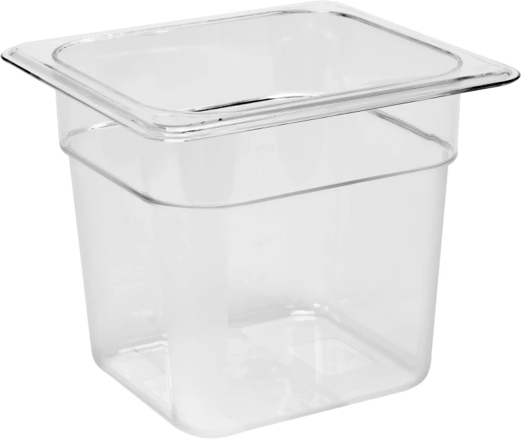 Pojemnik gastronomiczny GN 1/6 150 mm z poliwęglanu YG-00427