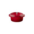 Mini garnek z pokrywką 5 STARS 0,45 l czerwony