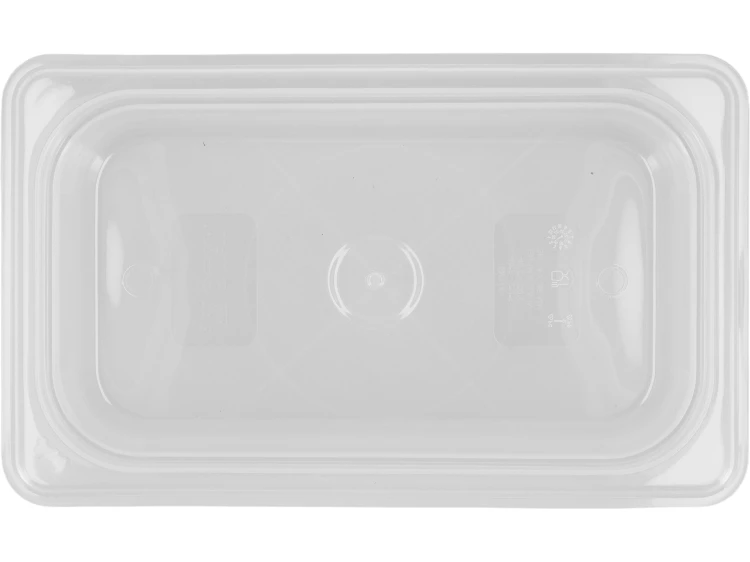 Pojemnik gastronomiczny GN 1/4 65 mm, polipropylen, widok z góry