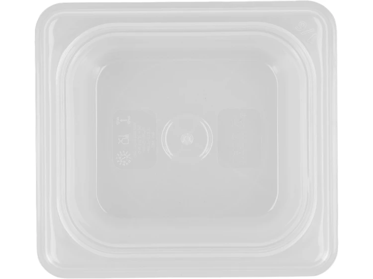 Pojemnik gastronomiczny GN 1/6 100 mm, polipropylen, widok z góry