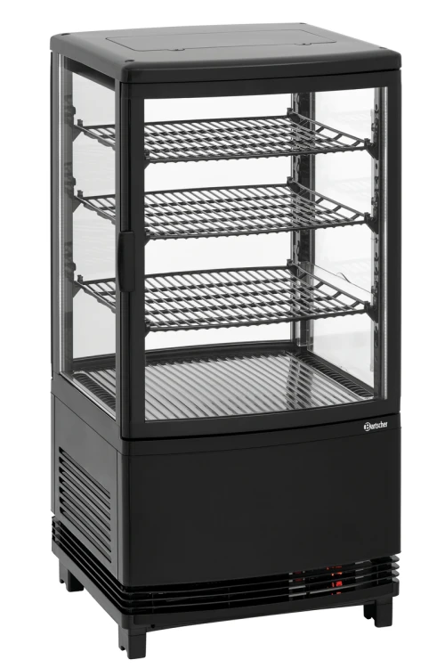 Witryna chłodnicza Mini 64L2T, czarna//