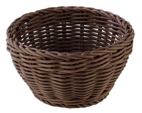 Koszyk PROFI LINE okrągły, brąz, średnica 16 cm