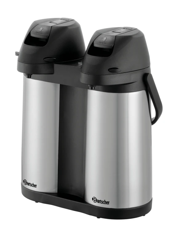 Termos z pompką Bartscher Duo 1,9L-ST – 3,8 l, 2 komory-