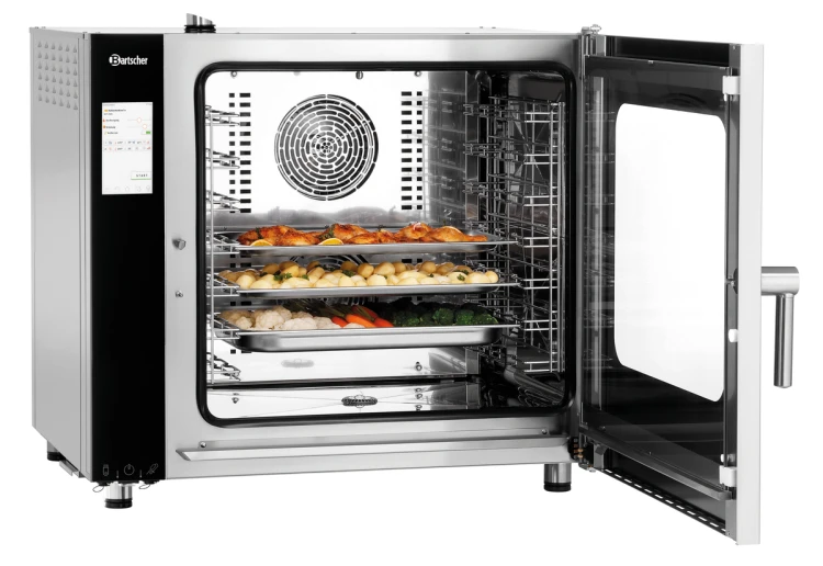 Piec konwekcyjno-parowy Bartscher Silversteam2 P-7110DRS – 7 × 1/1 GN.