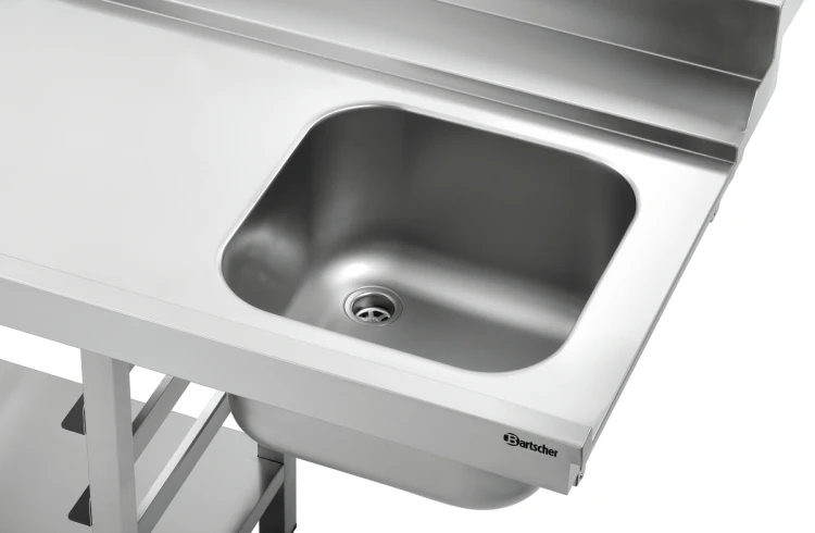 Stół ze zlewem Bartscher DS-LI1B SKE – 1200 × 715 mm, do zmywarek DS.