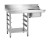 Stół ze zlewem Bartscher DS-LI1B SKE – 1200 × 715 mm, do zmywarek DS--