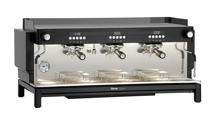 Ekspres do kawy kolbowy Bartscher Coffeeline B30 – 3 grupy, 17,5 l.