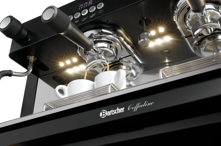 Ekspres do kawy kolbowy Bartscher Coffeeline B30 – 3 grupy, 17,5 l___