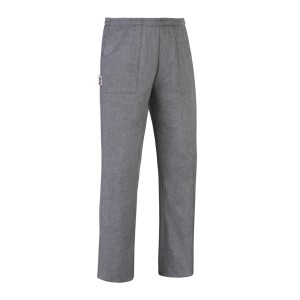 Spodnie kucharskie COULISSE POCKET GREY MIX
