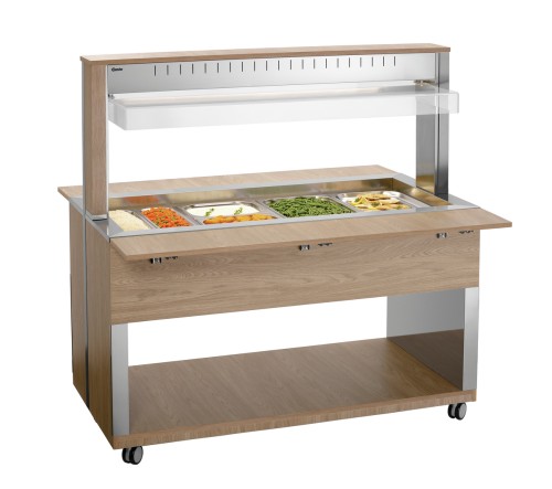 Wózek bufetowy MAX 411-HOT U Bartscher