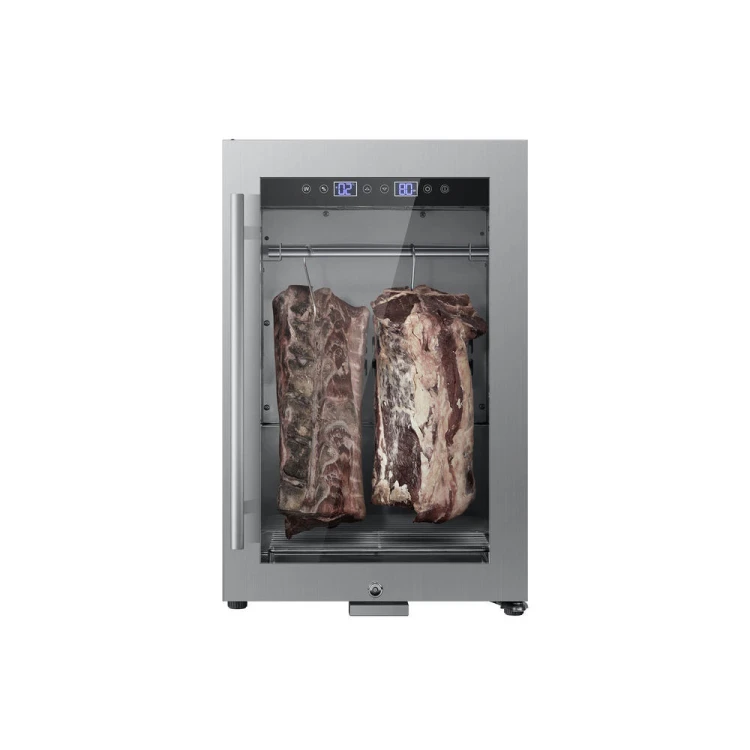 chłodziarka do sezonowania mięsa, V 52 l, P 0.135 kW_z mięsem w środku.jpg