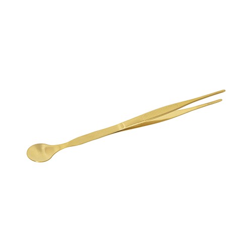 łyżka degustacyjna, pęseta barmańska, L 270 mm, złota