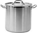 Garnek wysoki z pokrywką ze stali nierdzewnej 32x32cm 25,7l