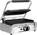 Elektryczny grill kontaktowy panini w pełni ryflowany 44cm 2,2kw
