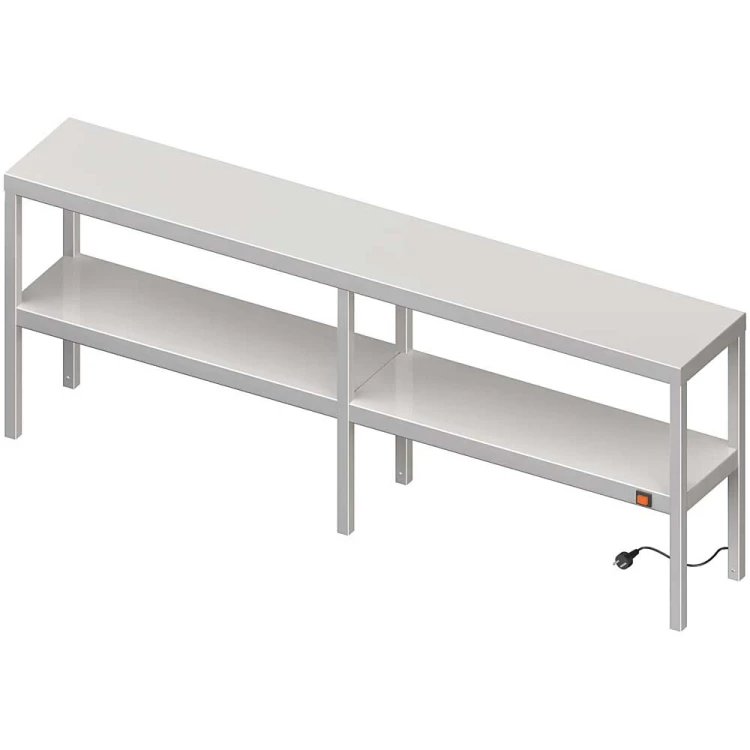 Nadstawka grzewcza na stół podwójna  1700x300x700 mm