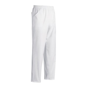Spodnie kucharskie COULISSE POCKET WHITE
