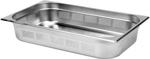 Pojemnik perforowany ze stali nierdzewnej gn 1/1 100