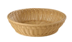 Koszyk PROFI LINE okrągły, beżowy, średnica 37 cm