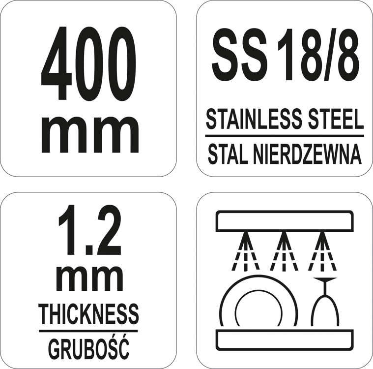 Szczypce uniwersalne stalowe 400mm