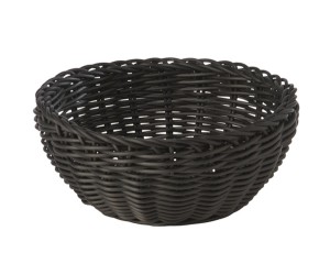 Koszyk PROFI LINE okrągły, czarny, średnica 20 cm