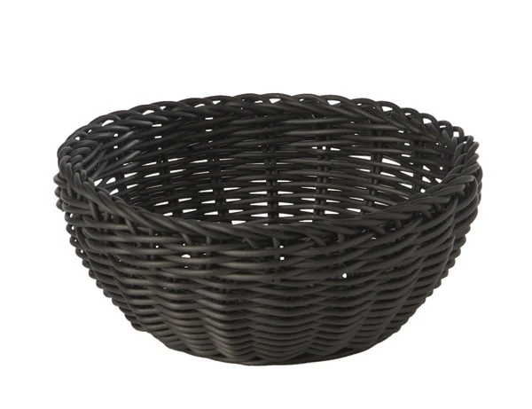 Koszyk PROFI LINE okrągły, czarny, średnica 20 cm