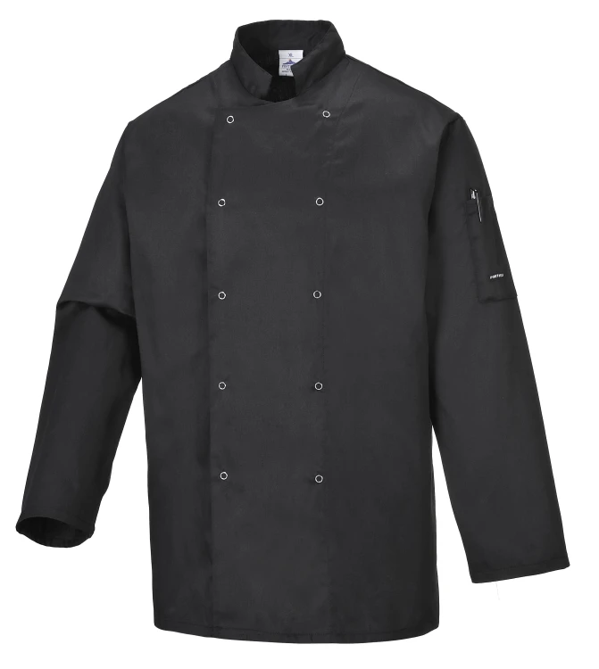 Bluza Szefa Kuchni SUFFOLK czarna