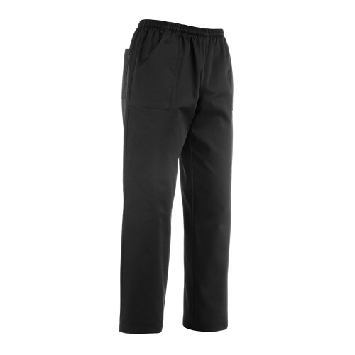 Spodnie kucharskie COULISSE POCKET BLACK