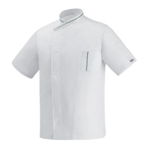 Bluza kucharska krótki rękaw MICROTEC MM WHITE