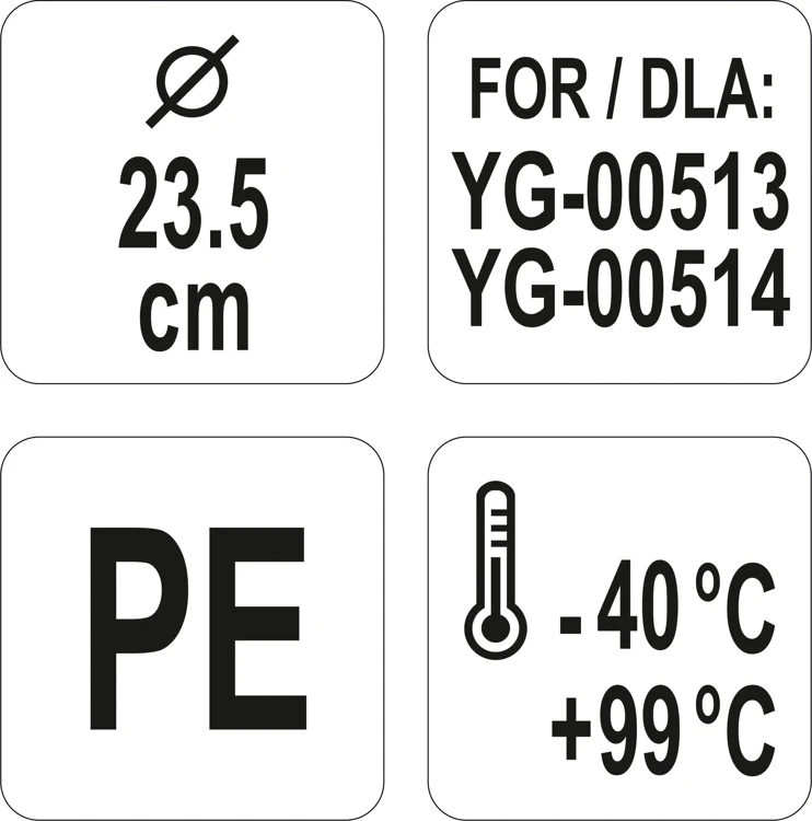 Pokrywka do pojemnika 23,5x1cm