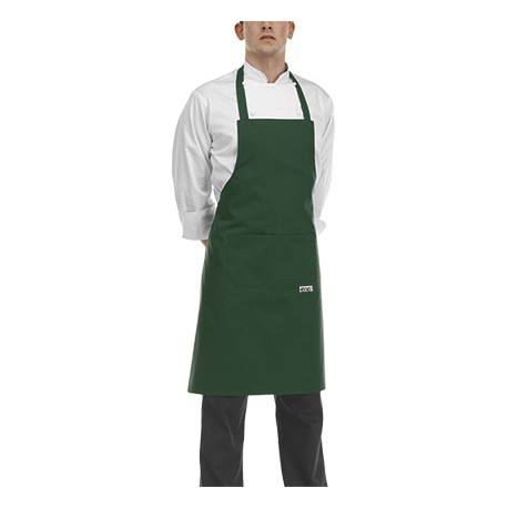Fartuch kucharski długi BOTTLE GREEN - 2 szt.