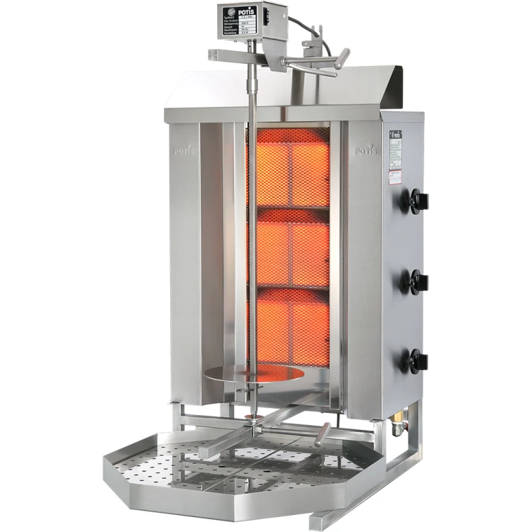 Gyros, kebab, grill gazowy, POTIS, GD-3
