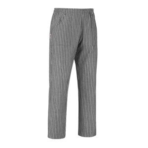 Spodnie kucharskie COULISSE POCKET NEW GREY STRIPE