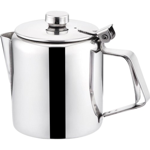 Stalowy dzbanek z pokrywką 1,9 l do spieniania mleka, cappucino