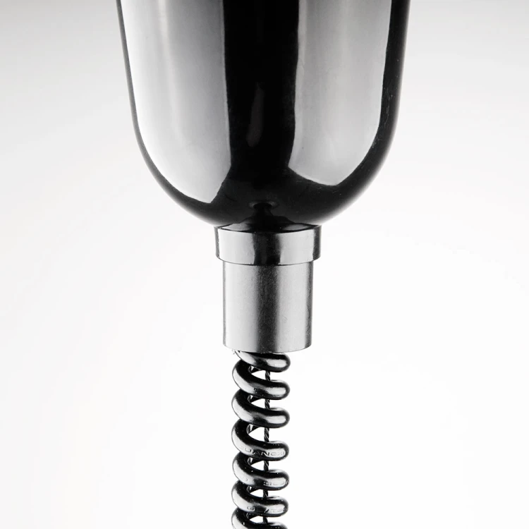 Wisząca lampa grzewcza czarna do potraw średnica 17,3 cm