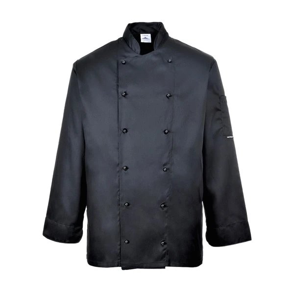 Bluza kucharska czarna Somerset Unisex