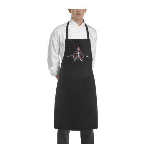 Fartuch kucharski długi BIKER - 2 szt.