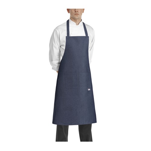 Fartuch kucharski długi JEANS - 2 szt.