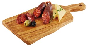 Deska do serwowania OLIVE z rączką 25x16cm