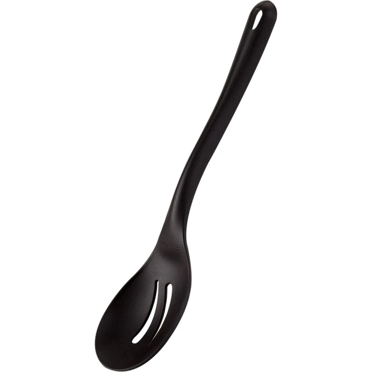 Łyżka perforowana do serwowania czarna 35cm