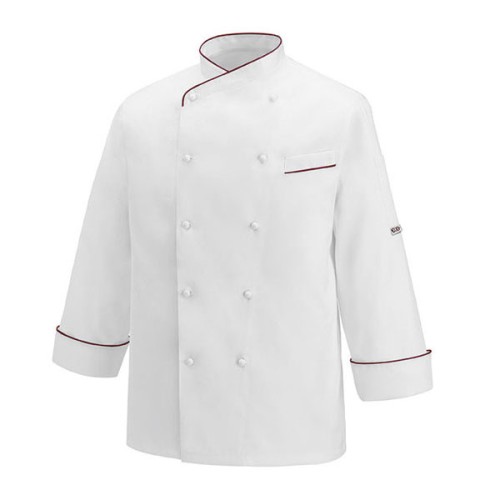 Bluza kucharska GERARD PIPING BORDEAUX