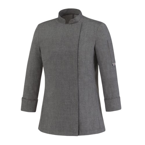 Bluza kucharska GIRL GREY MIX