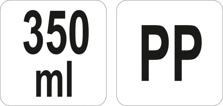 Dyspenser do sosów 350ml żółty