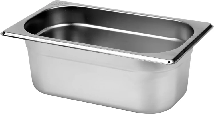 Pojemnik gastronomiczny ze stali nierdzewnej gn 1/4 100
