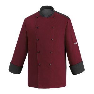 Bluza kucharska COLOR BORDEAUX