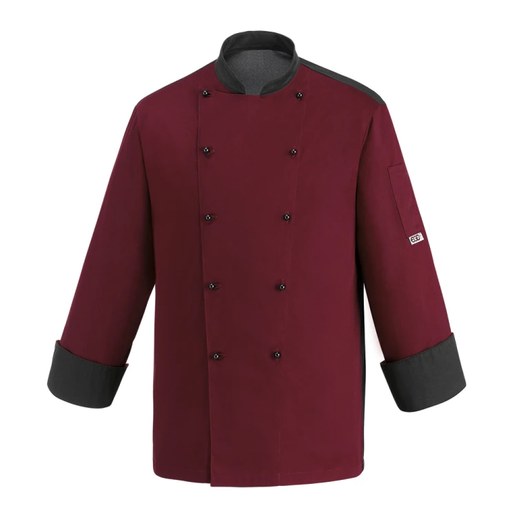 Bluza kucharska COLOR BORDEAUX