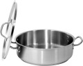 Garnek niski do duszenia z pokrywką ze stali nierdzewnej 36x11cm 11,2l