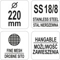 łyżka cedzakowa 220mm