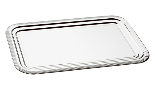 Taca chromowana prostokątna mała