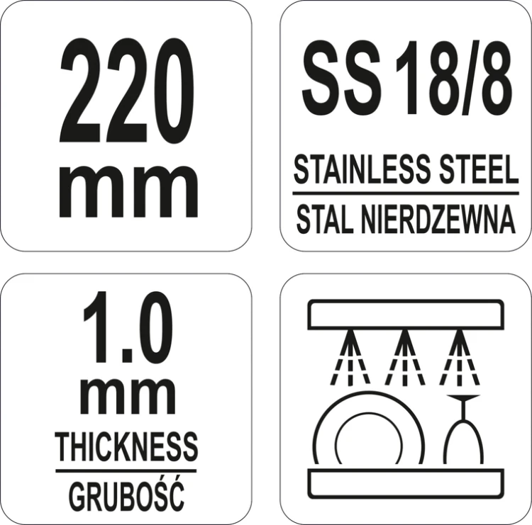 Szczypce do spaghetti 220mm